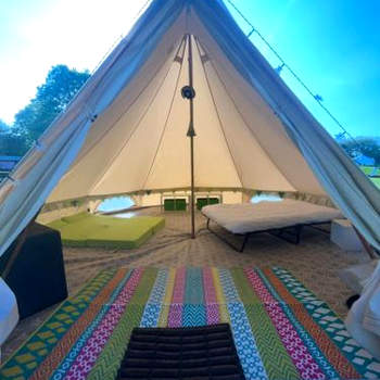 Belle Village, non electric ,Rent a bell tent, BEDDING NOT SUPPLIED