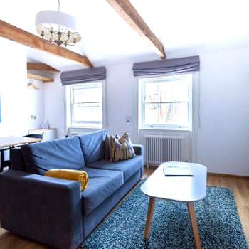 Apartment 6 at Number 8: City centre, 1 bedroom, sofa bed in lounge