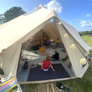 Bell Tents at Llanfair Hall