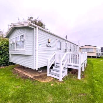 Lovely Caravan With Decking And Outside Furniture At Broadland Sands Ref 20113bs