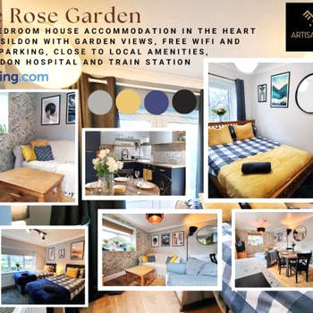 The Rose Garden in the Heart of Basildon with Private Parking sleeps 6 - Luxury house by Artisan Stays