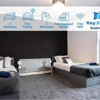 Stylish House By Keysleeps Central&Free Parking&Games Room At St Helens