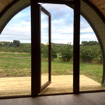 Orchard Luxe Glamping Pod