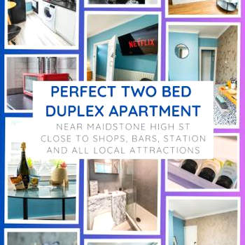 Excellent Maidstone City Centre 2 Bed Flat with Fast Wi-Fi